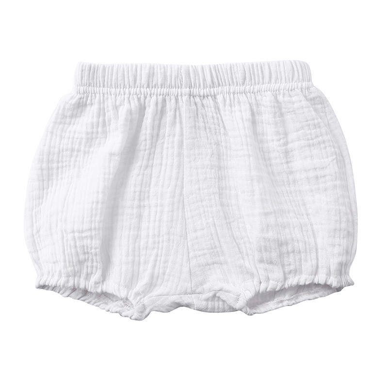 婴儿宝宝大PP裤婴童夏季裤子棉麻短裤女婴幼儿面包裤韩版洋气裤子