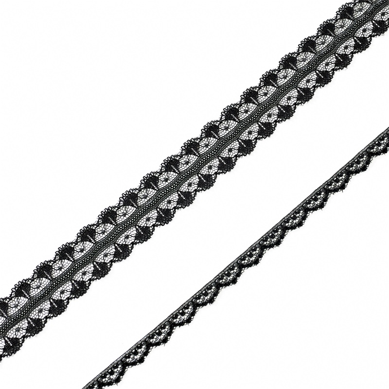 1-2CM白色蕾丝花边精致配饰丝带辅料小香风亲肤diy材料装饰本白