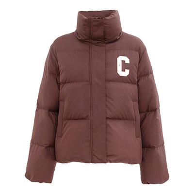 Converse匡威秋冬新品女600蓬鸭绒立领短款羽绒服外套 WCJ097-J9T