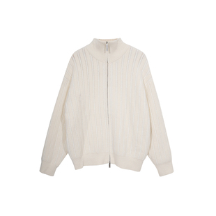 Hualun秋冬绒感毛衣外套男款超好看开衫针织衫男潮流宽松保暖上衣