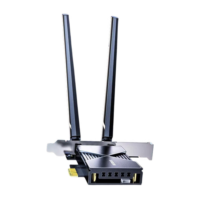 绿联PCIE无线网卡蓝牙二合一台式机wifi7接收发射器内置PCIE转接板插电脑主机5.4蓝牙适配器5G千兆双频信号