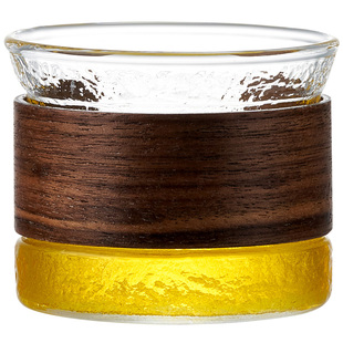 美斯尼玻璃小茶杯主人杯家用日式单个茶碗品茗杯个人专用功夫茶具