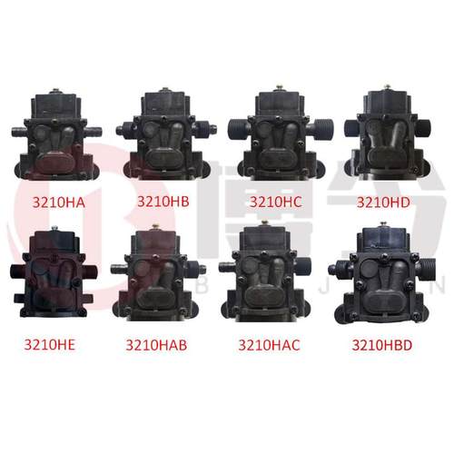 6V12V48V18V电动喷雾器泵24V60W4L回流隔膜泵4分泵直流螺纹泵