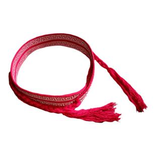 练功带武术腰带男护腰加长棉太极带成人儿童舞蹈戏曲板带练声绑带