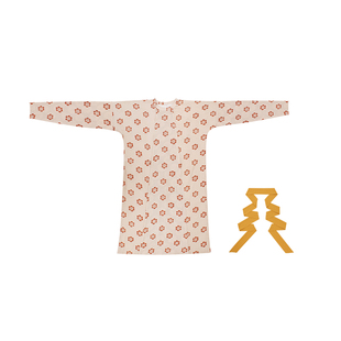 谜阿凰【花临圆领袍】唐制汉服复原女大放量宽松复古原创印花日常