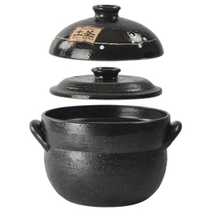 五郎 日本进口 万古烧 小森林土锅 煮饭 煲汤 熬粥 炖肉 煲仔饭