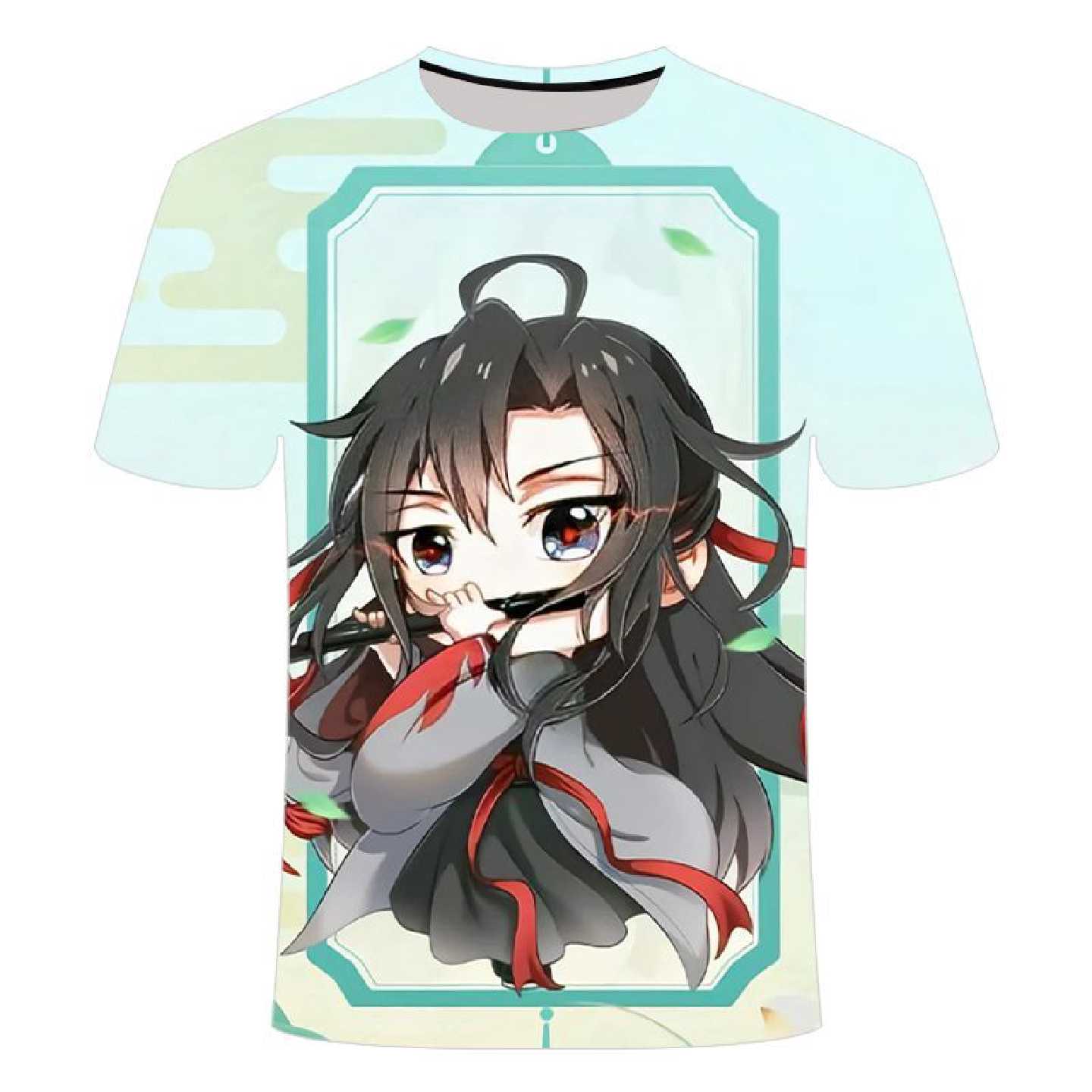 经典国漫魔道祖师夏季印花短袖上衣 忘羡情侣装T恤痛衣