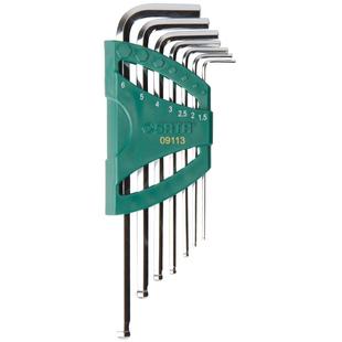 世达内六角扳手套装螺丝刀工具六角匙梅花内六方球头平头加长特长