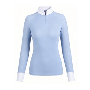 BOCY马术服上衣女长袖骑马服T恤骑士服障碍舞步比赛套装速干英伦