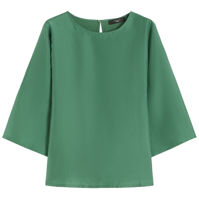 Weekend MaxMara 2026春夏新款女装真丝七分袖T恤5941036206&