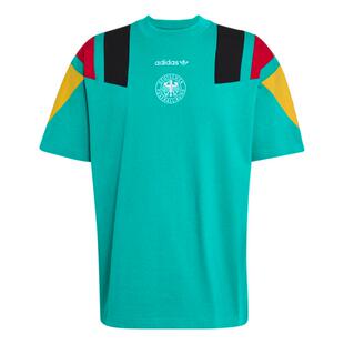 德国队足球休闲文化圆领短袖T恤上衣男装夏季新款adidas阿迪达斯