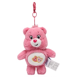正版 抱抱宝贝 CareBears 爱心小熊 毛绒玩偶公仔 趴姿 彩虹熊