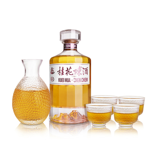 龙徽中华桂花陈酒葡萄酒13.5度500ml/瓶老北京特产中秋送礼