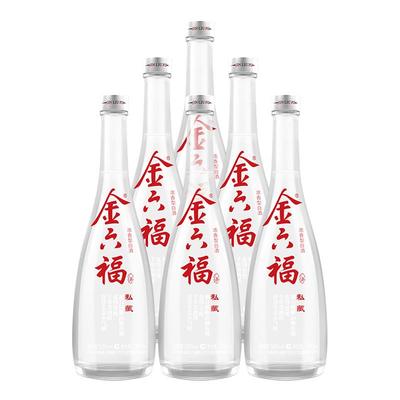 金六福私藏50度白酒500ml*6