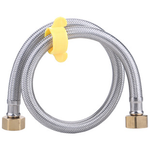 304不锈钢金属编织4分冷热进水软管水管马桶热水器高压防爆家用