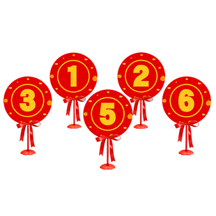 定制新年餐厅桌牌桌摆年会活动桌号氛围布置饭店摆件桌面立牌场景