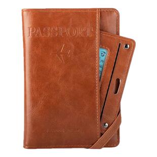 【旅行好物】新款多功能复古护照夹证件卡包登机牌收纳包钱包一体