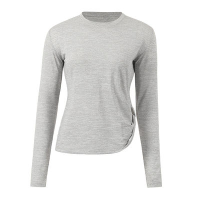 速干运动长袖女瑜伽服罩衫修身