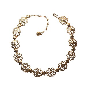 Trifari翠法丽中古vintage项链复古小众monet四叶草图腾耳环耳夹