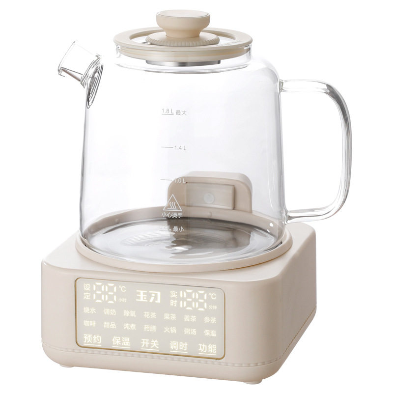 玉习全玻璃1.8L恒温养生壶