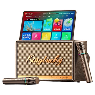 家庭ktv套装卡拉ok话筒音响一体机显示屏户外手提2026新款点歌机