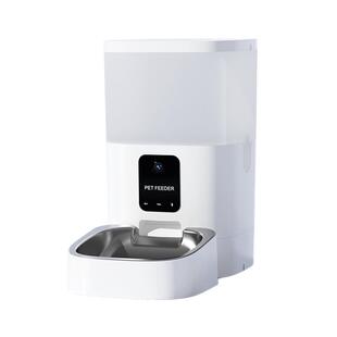 玲珑猫自动喂食器猫咪双摄智能狗狗定时定量猫粮投食机远程可视