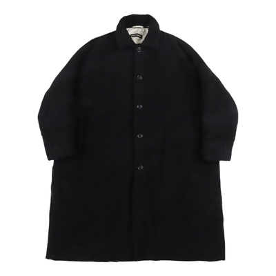 保暖奢华斗篷袖长版毛呢大衣