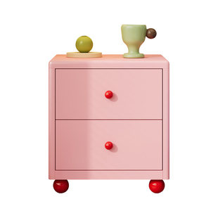 创意金属可移动床头柜家用卧室儿童房间小型床边铁艺储物柜置物柜