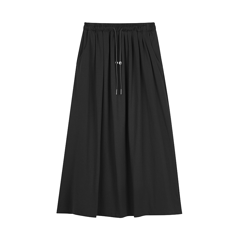 UGIZ2024年夏季新品商場同款韓版下擺抽繩休閑半身裙女UBKH872