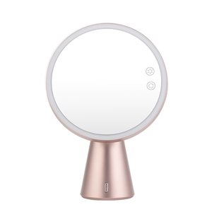 斐色耐月光镜音响镜台式化妆镜led灯补光桌面公主家用智能梳妆镜