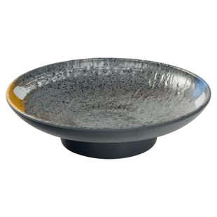 密胺高脚菜盘创意仿瓷火锅餐厅餐具塑料日式冷凉菜盘小吃碟子商用