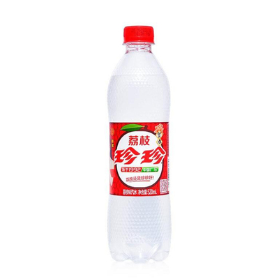 珍珍荔枝味果味汽水520ml