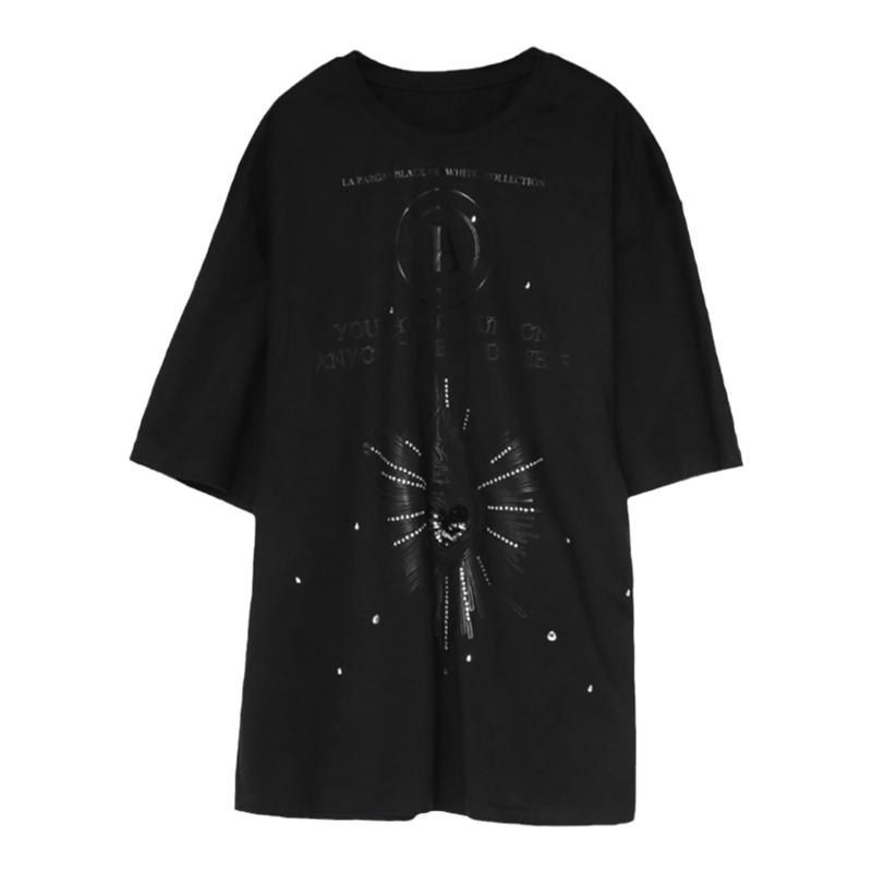 女士宽松短袖t恤上衣oversize