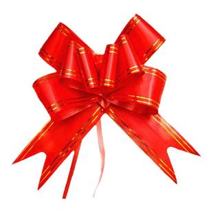 结婚拉花婚房间装饰车身汽车婚车拉花福字蝴蝶结塑料彩带拉花批发