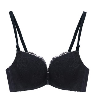 前开扣无钢圈前扣小胸罩厚聚拢前排扣前搭扣前面带扣的内衣女文胸