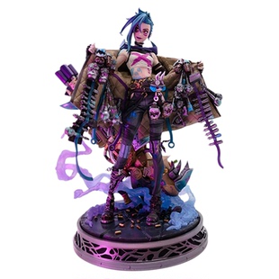 官方正版LOL英雄联盟双城之战金克丝手办雕塑公仔模型摆件周边