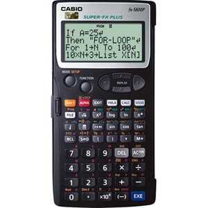 casio卡西欧fx-5800p施工计算器