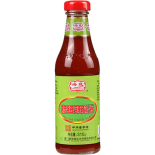 厦门海堤特级辣椒酱310克*4海蛎煎蘸酱辣粽子酱中餐西餐蘸酱年货