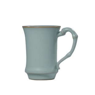 汝窑竹君杯主人杯陶瓷单杯复古青瓷精致茶杯高端个人专用汝瓷礼物