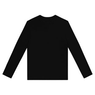 HONORE古月 周边热感科耐丽天丝棉 极简百搭小圆领长袖打底T恤