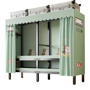 免安装简易衣柜卧室家用布衣柜折叠加粗加厚耐用全钢架出租房衣橱