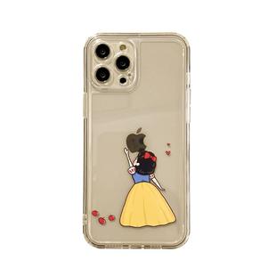 Benefit日韩可爱公主背影17pro16适用15苹果13promax手机壳iphone12mini透明14promax硅胶11女xsmax卡通r创意