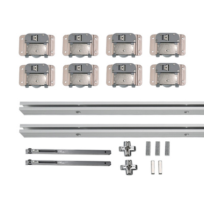 隐藏风水镜浴室镜折叠移门路轨