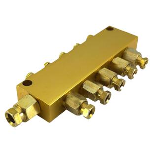 B型可调抵抗式比例分配器 油分配阀/分油排/油阀/润滑油管分支器