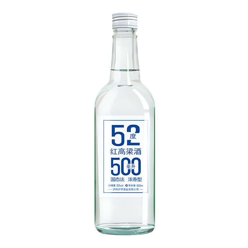 泸州52度高粱浓香型白酒