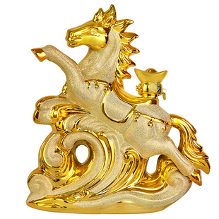 山西杏花特产清香型白酒53度马到成功1500ml瓷瓶礼盒装纯粮食酒