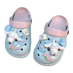 女童拖鞋防滑外穿女宝凉鞋儿童洞洞鞋夏季海边游泳防滑女孩沙滩鞋