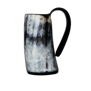 维京海盗野蛮人牛角杯马克天然啤酒杯冷饮杯子复古精品手作中古杯