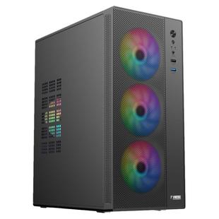 九尾狐U7 diy组装电脑机箱台式机atx迷你小型主机箱matx主板itx