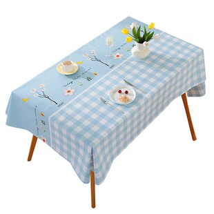 pvc塑料桌布防水防油防烫免洗台布茶几垫少女心ins长方桌餐桌布艺